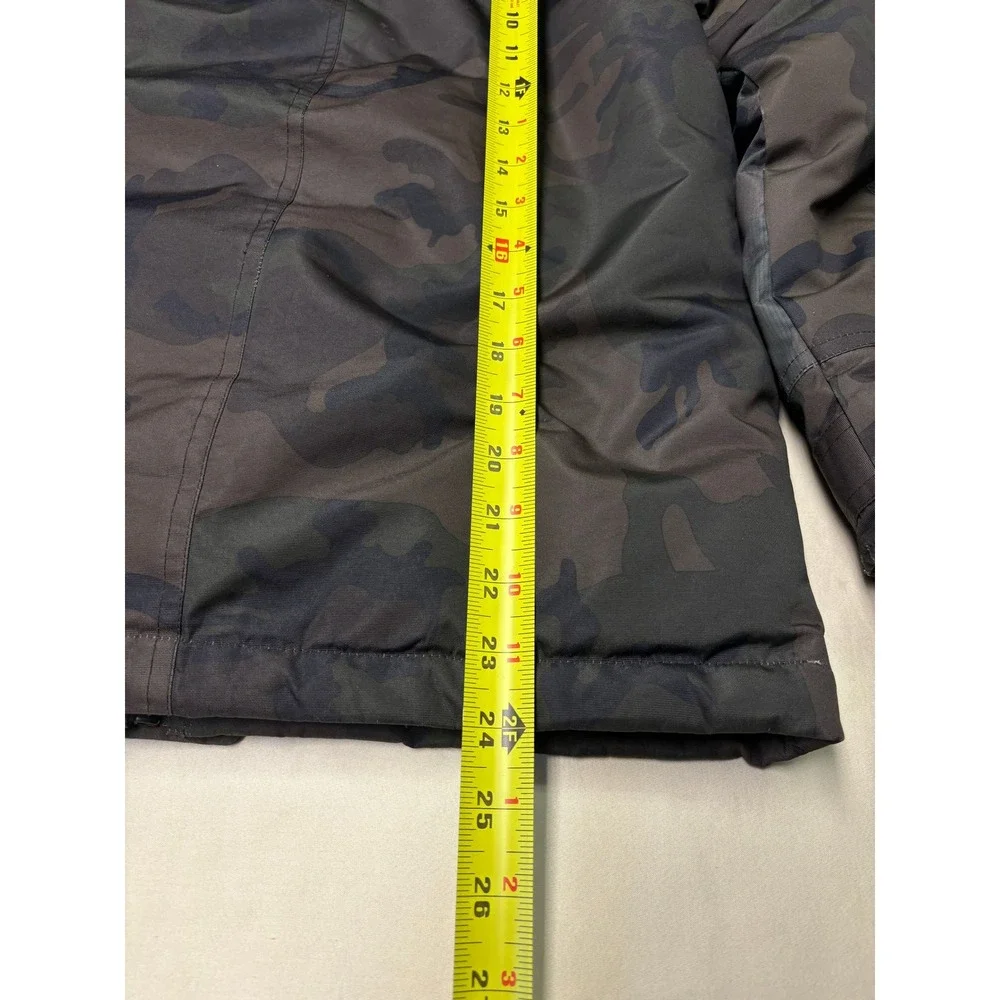 Diesel Boys Camo Hooded Parka Jacket Size 8 Only‎ The Brave Winter Coat Green